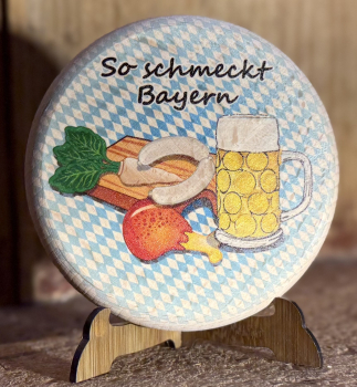 Holzbierdeckel "Bayern"