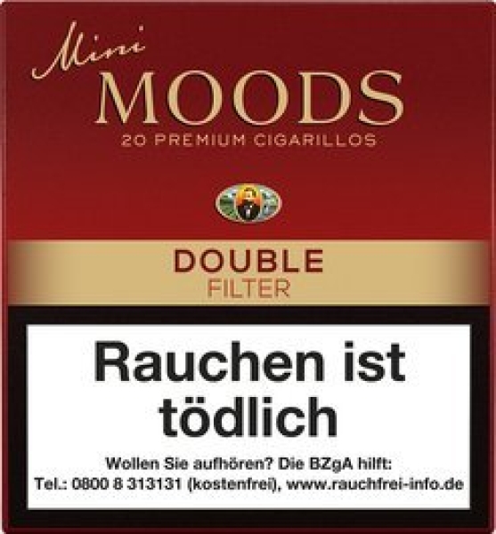 Dannemann Mini Moods 20er Double Filter