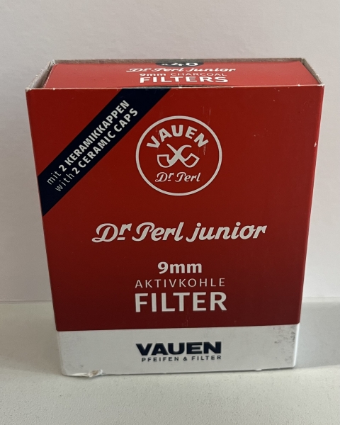 Pfeifenfilter Dr. Perl junior Aktivkohle 40er