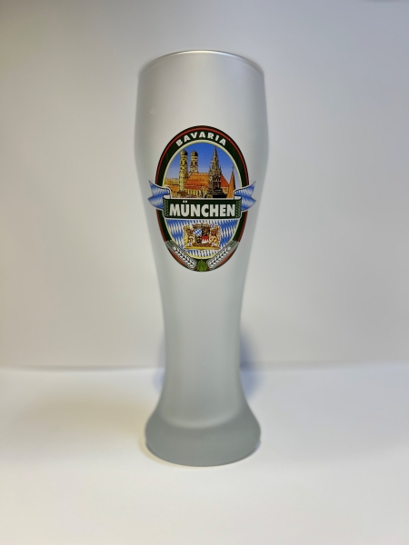 Weißbierglas Milchig Bavaria